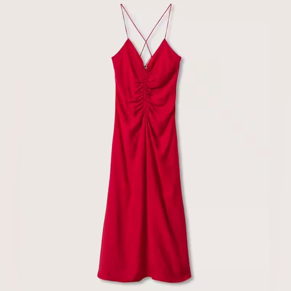 Mango Red Strappy Dress - Picture 1 of 16